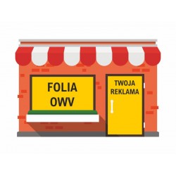 Folia OWV reklama na OKNO...