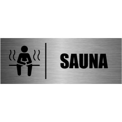 TABLICZKA SAUNA aluminium