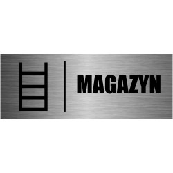 TABLICZKA MAGAZYN aluminium...