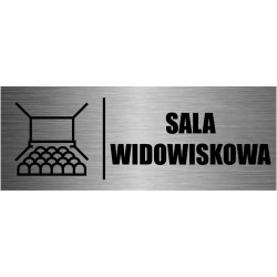TABLICZKA SALA WIDOWISKOWA...
