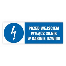 TABLICA PRZED WEJŚCIEM...