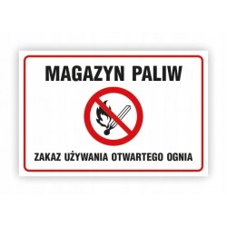 Tabliczka 20x15 MAGAZYN...