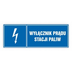 TABLICA BHP 30X10 WYŁĄCZNIK...