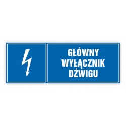 TABLICA BHP 30X10 GŁÓWNY...