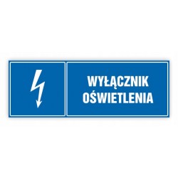 TABLICA BHP 30X10 WYŁĄCZNIK...