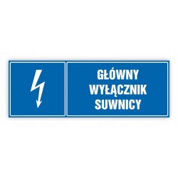 TABLICA BHP 30X10 GŁÓWNY...