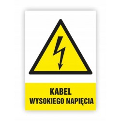 TABLICZKA BHP 15X10 KABEL...