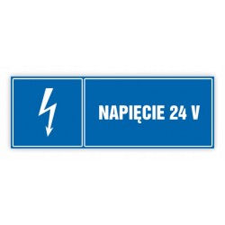 TABLICA BHP 30x10 NAPIĘCIE...