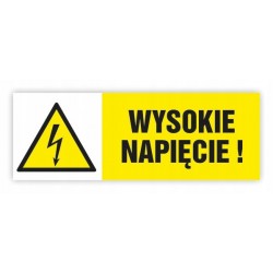 TABLICA BHP 30x10 WYSOKIE...