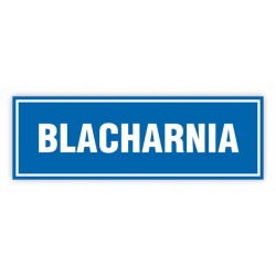 TABLICA BHP- 30x10 BLACHARNIA