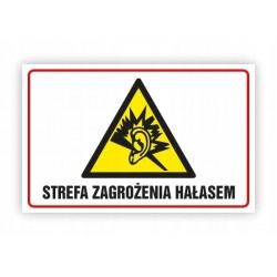 Tabliczka BHP 20x15 STREFA...