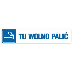 TABLICA BHP- 30x10 TU WOLNO...