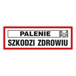 TABLICA BHP- 30x10 PALENIE...