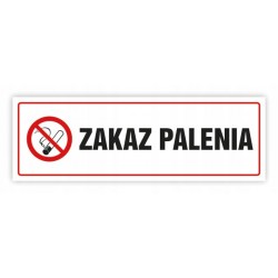 TABLICA BHP- 30x10 ZAKAZ...