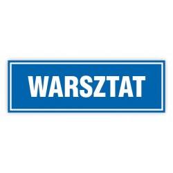 TABLICA BHP- WARSZTAT PB050