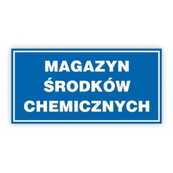 Tabliczka BHP-MAGAZYN...