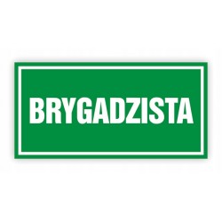 TABLICA BHP-BRYGADZISTA PB123