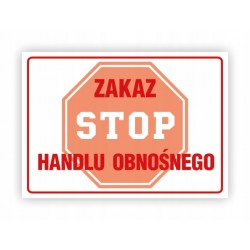 TABLICA BHP-ZAKAZ HANDLU...