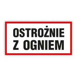 TABLICA BHP-OSTROŻNIE Z...