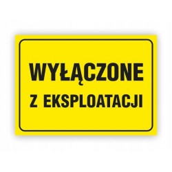 TABLICA BHP-WYŁĄCZONE Z...