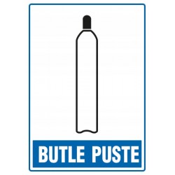 TABLICA BHP-BUTLE PUSTE PA002