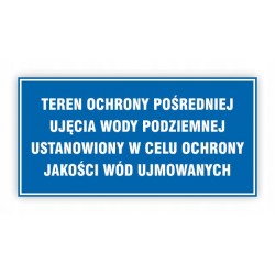 TABLICA BHP-TEREN OCHRONY...