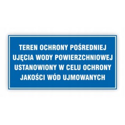 TABLICA BHP-TEREN OCHRONY...