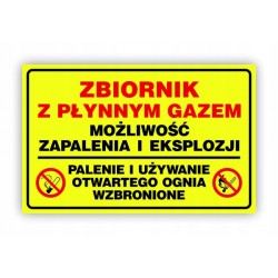 TABLICA BHP-ZBIORNIK Z...