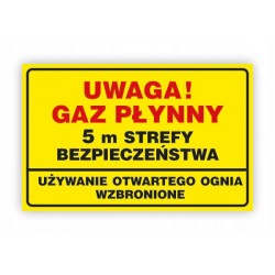 BHP-UWAGA!GAZ PŁYNNY STREFY...