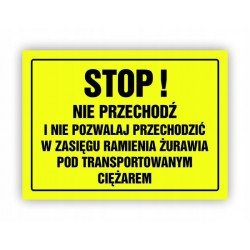 TABLICA BHP-STOP!NIE...