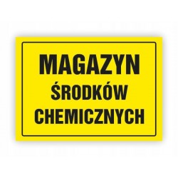 TABLICA BHP-MAGAZYN ŚRODKÓW...