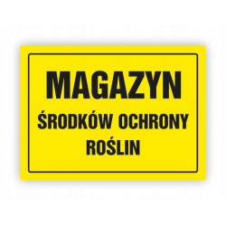 TABLICA BHP-MAGAZYN ŚRODKÓW...