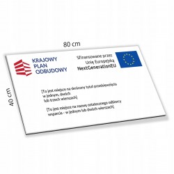 Tablica unijna Krajowy Plan...