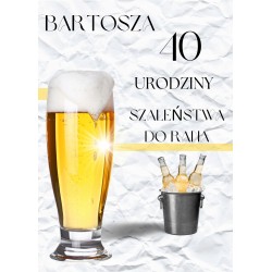 Plakat Tablica na urodziny...