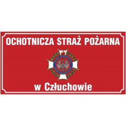 Tablica OSP 80x40 cm...