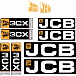 NAKLEJKI JCB 3CX CONTRACTOR...