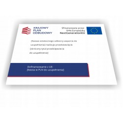 Tabliczka KPO | KRAJOWY...