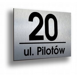 TABLICZKA ADRESOWA numer na...