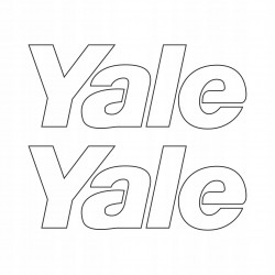 NAKLEJKI YALE 36 cm - 2...