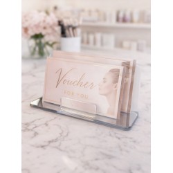 Stojak na vouchery akrylowy...