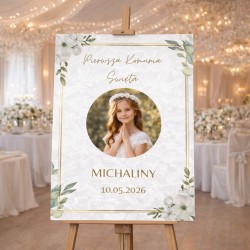 Tablica powitalna Komunia...