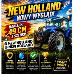 Naklejki NEW HOLLAND 49 cm...