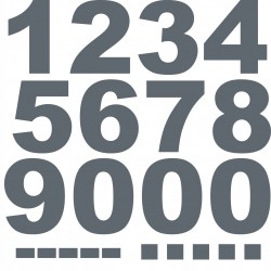 Naklejki cyfry 15 cm ORACAL...