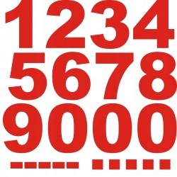 Naklejki cyfry 15 cm ORACAL...