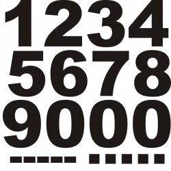 Naklejki cyfry 15 cm ORACAL...