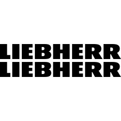 LIEBHERR Napis Naklejka...