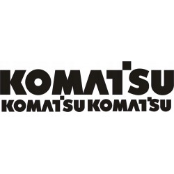 KOMATSU Napis Naklejka...