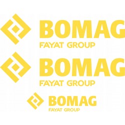 BOMAG Napis Naklejka...