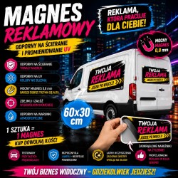 MAGNES REKLAMOWY NA AUTO...