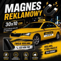 MAGNES REKLAMOWY NA AUTO...